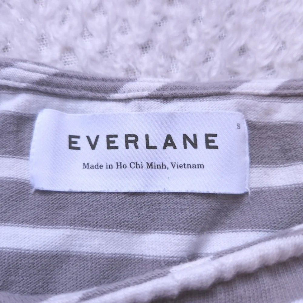 Everlane Sz S Heavyweight striped boatneck top - Picture 5 of 7